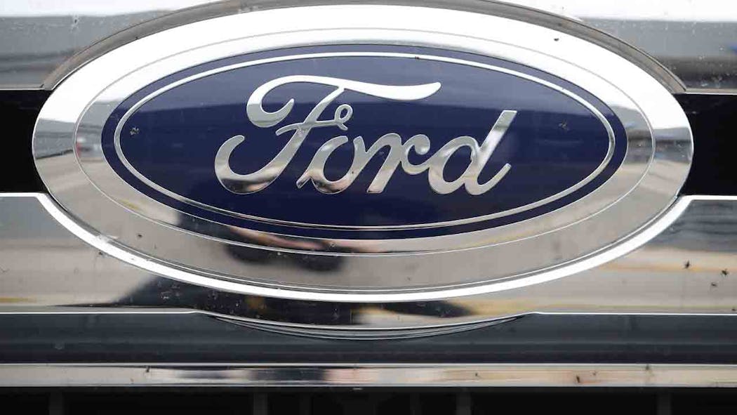 Ford logo. 