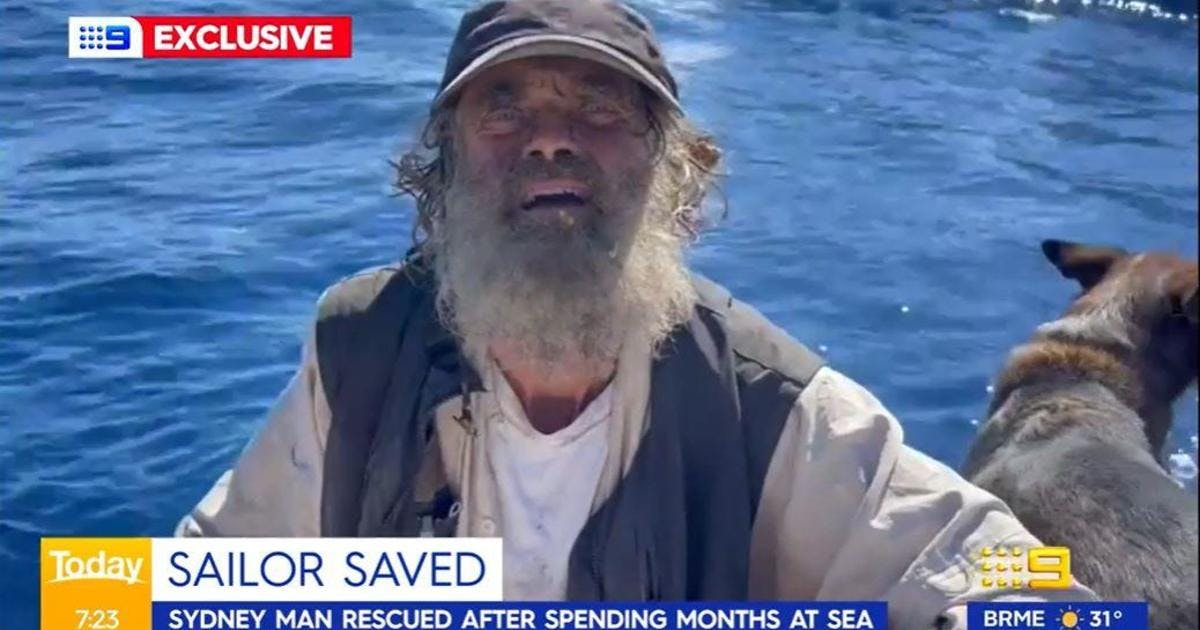 Australian Sailor Recovering After 2 Months Lost At Sea With Dog On ...