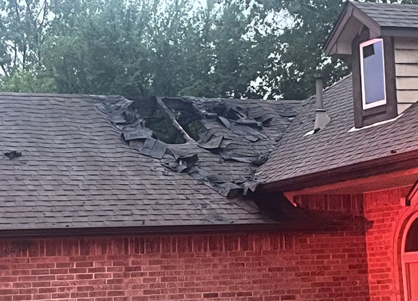 Jenks Home Catches Fire During Early Morning Storms