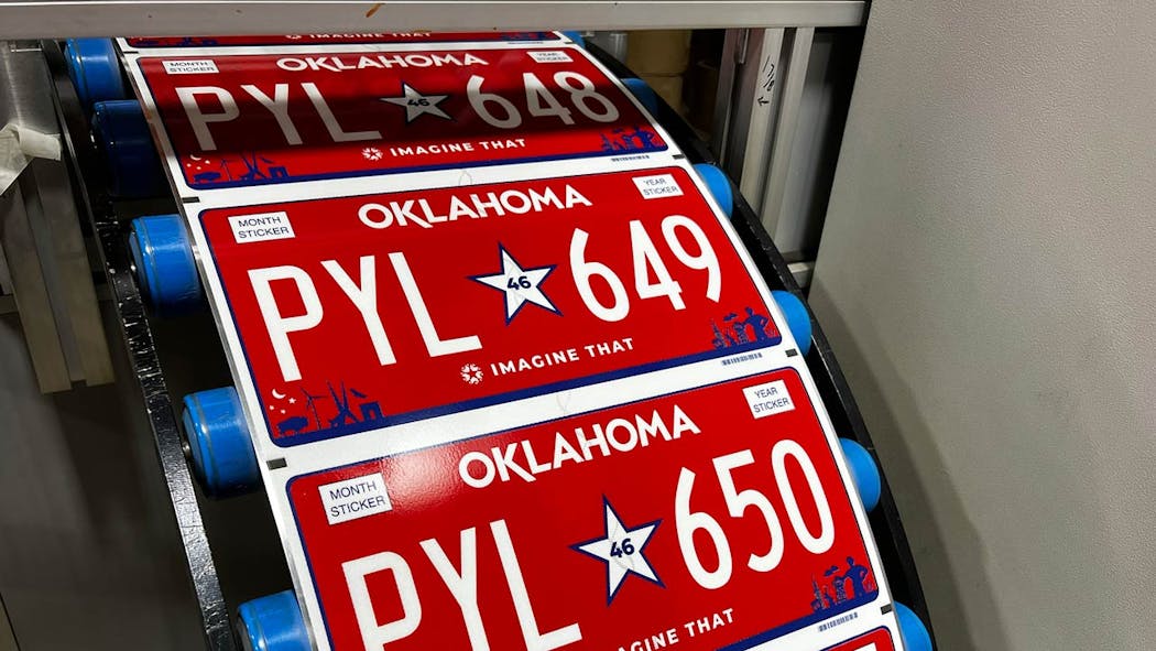 New Oklahoma Plates