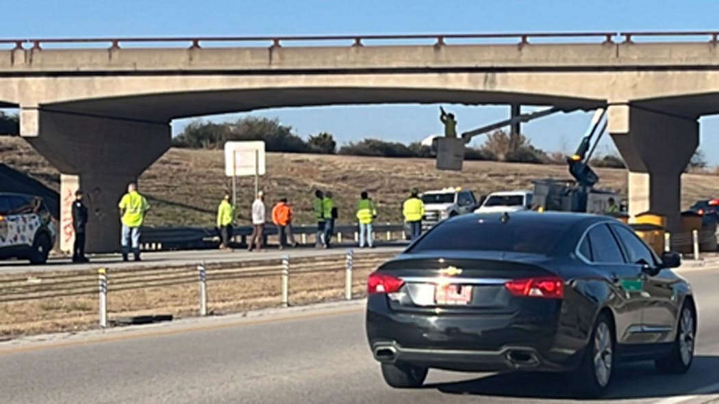 Highway 75 / 91st Street Semi Strikes Bridge - Dec. 2, 2024