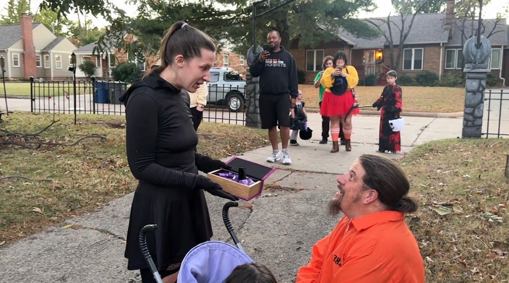 Halloween Proposal In Tulsa