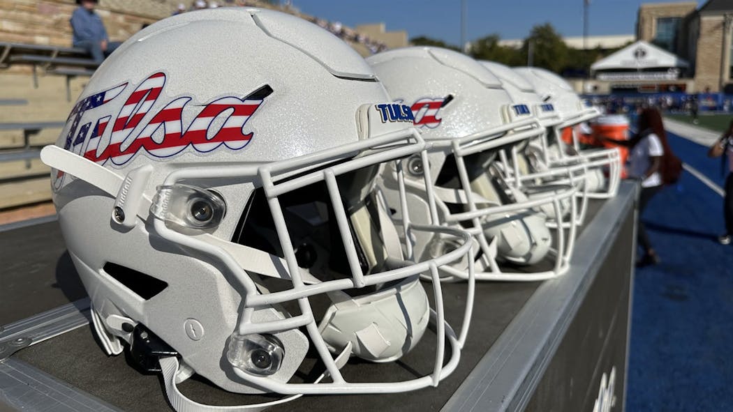 Tulsa TU USA Helmet - Oct. 5, 2024