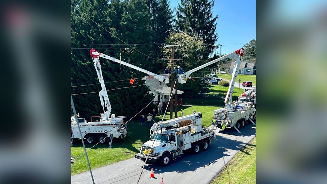 PSO Crews Restoring Power