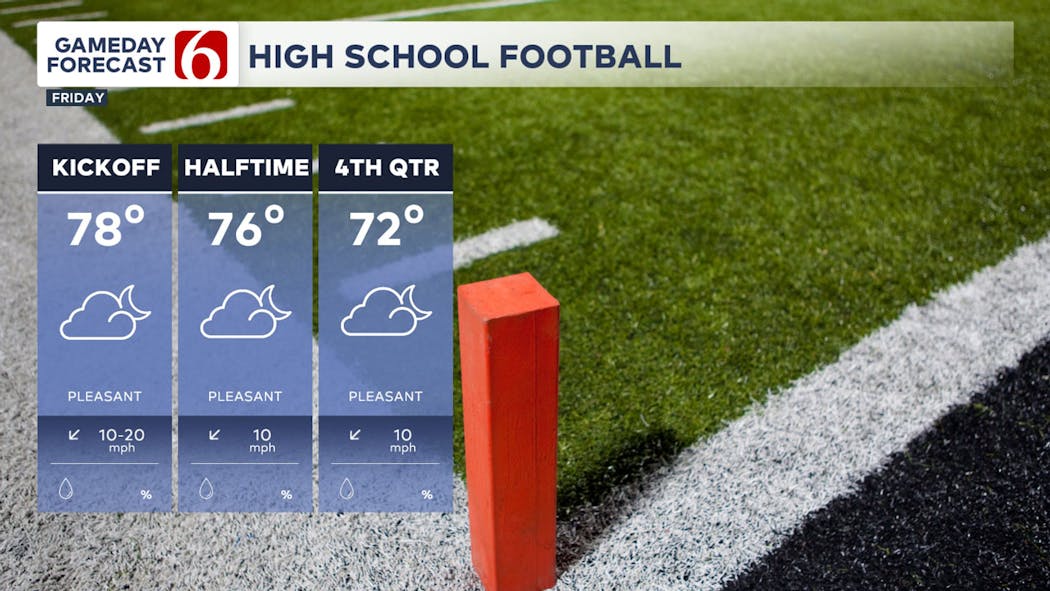 high school football temps 9-27-24