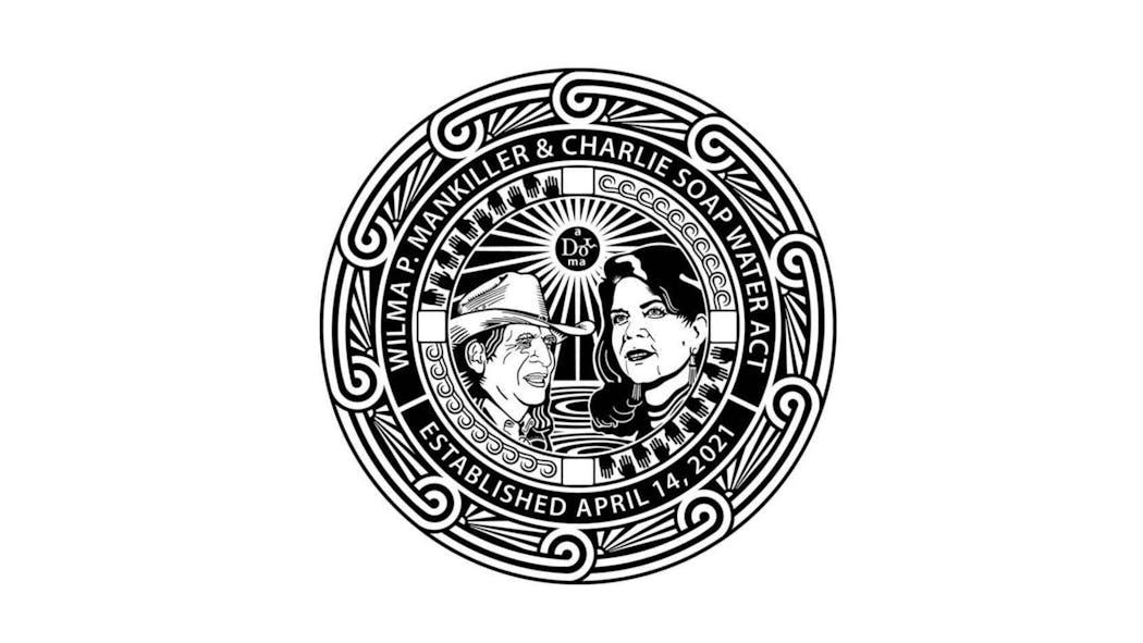 Wilma P. Mankiller & Charlie Soap Water Act Seal