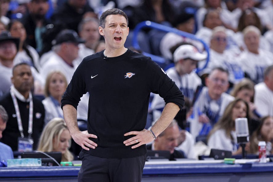 Oklahoma City Thunder coach Mark Daigneault