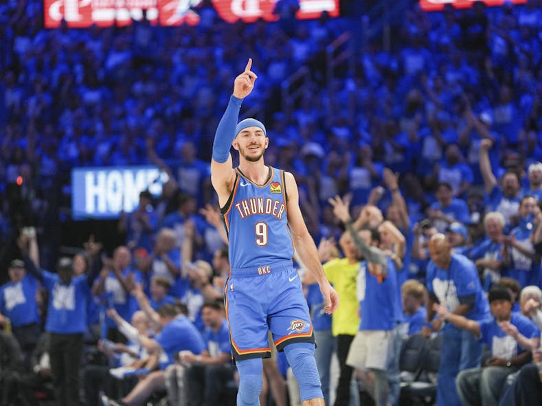 Oklahoma City Thunder guard Alex Caruso
