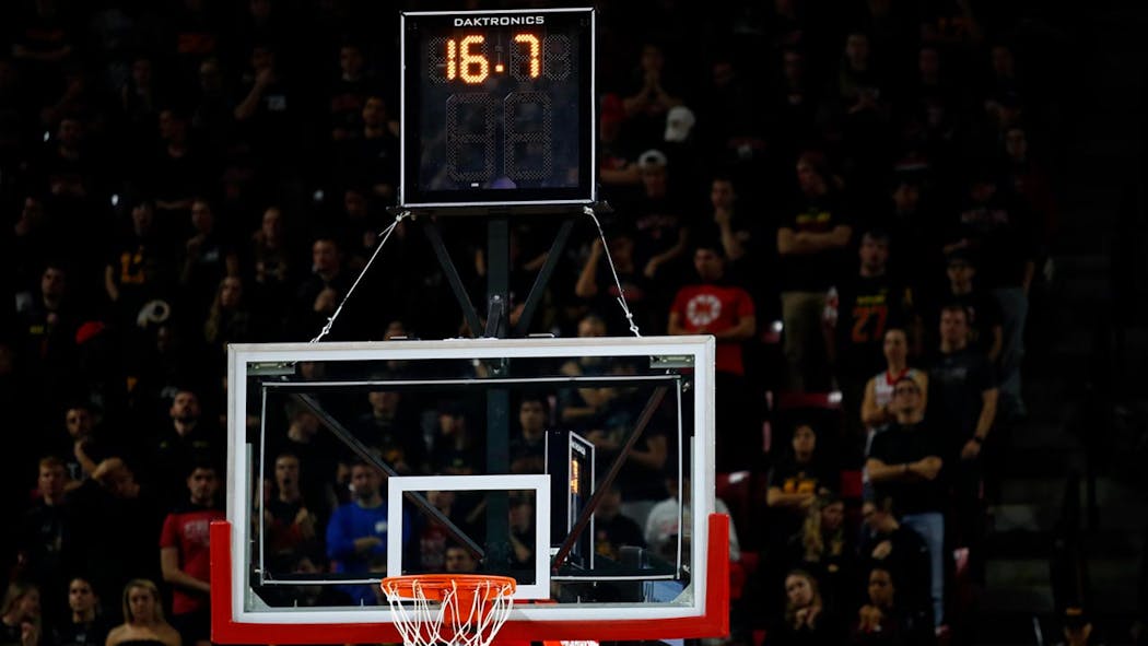 Basketball Goal / Shot Clock - AP News