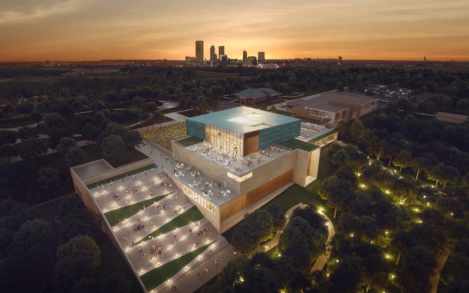 Gilcrease Museum Rendering from West