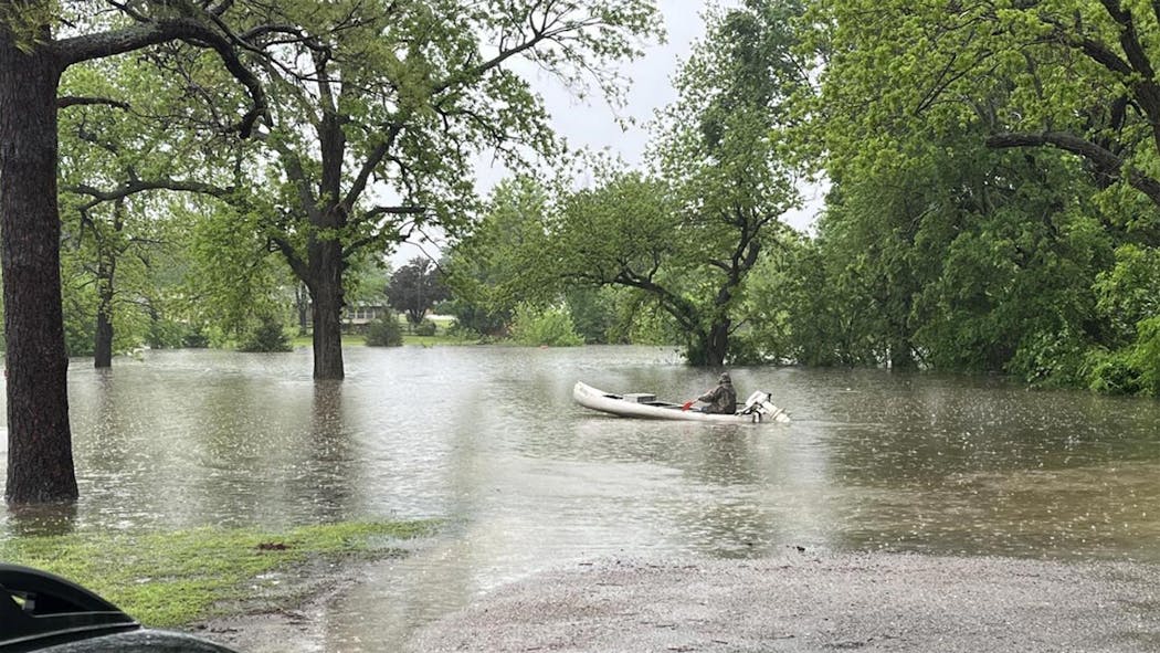 Skiatook flooding - April 30, 2025