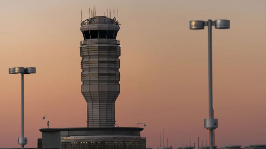 Air traffic control tower Reagan National Airport