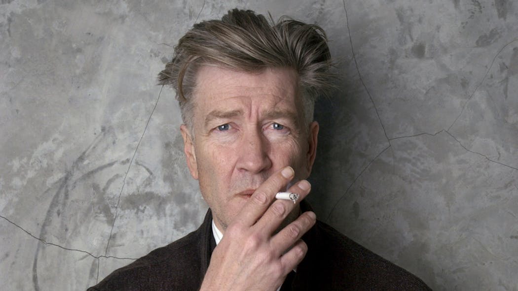  Filmmaker David Lynch poses at his Los Angeles home