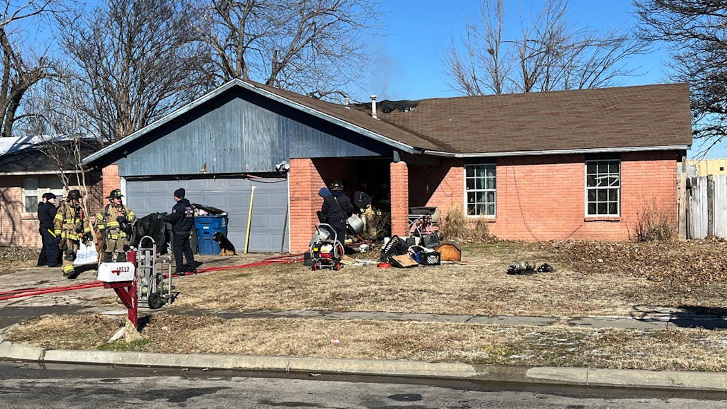 123rd E. Ave house fire