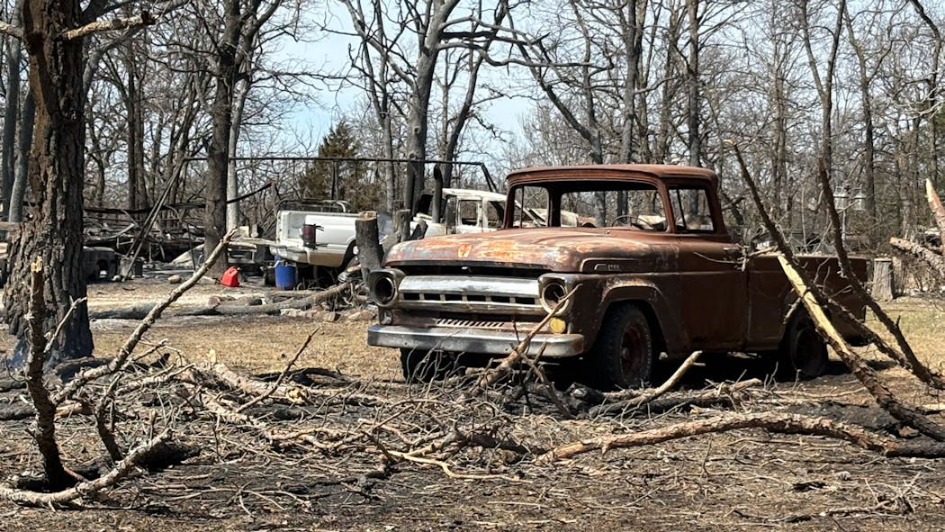 Terlton fire damage - March 17, 2025