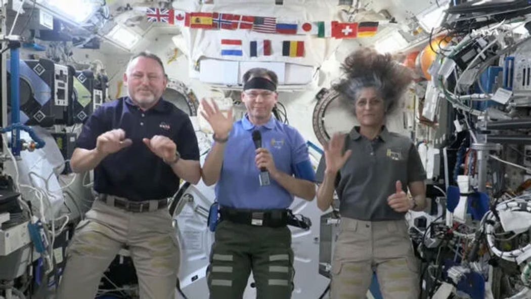 Starliner commanders and pilot - March 4, 2025