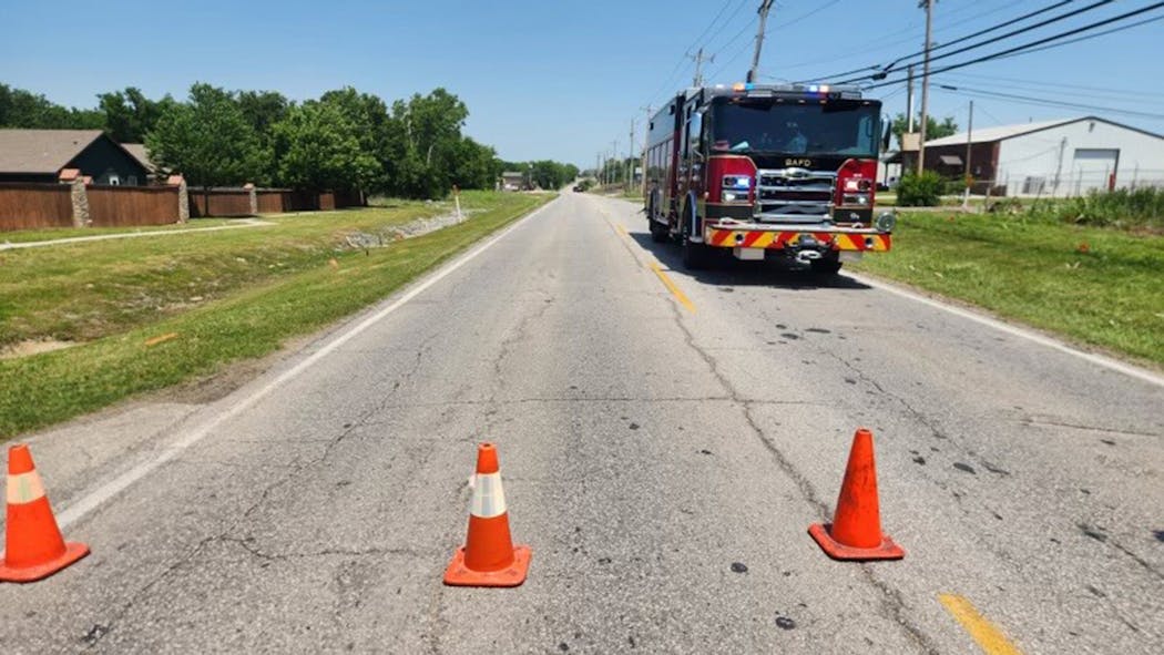 Broken Arrow natural gas lne break - May 14, 2025