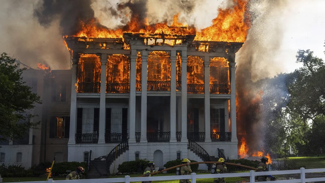 Nottoway Plantation fire - May 15, 2025