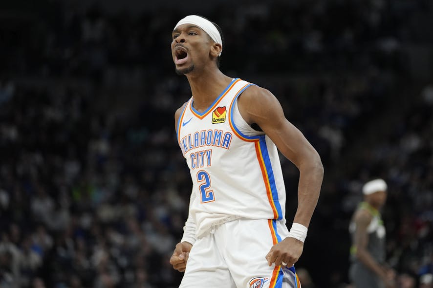 Oklahoma City Thunder guard Shai Gilgeous-Alexander
