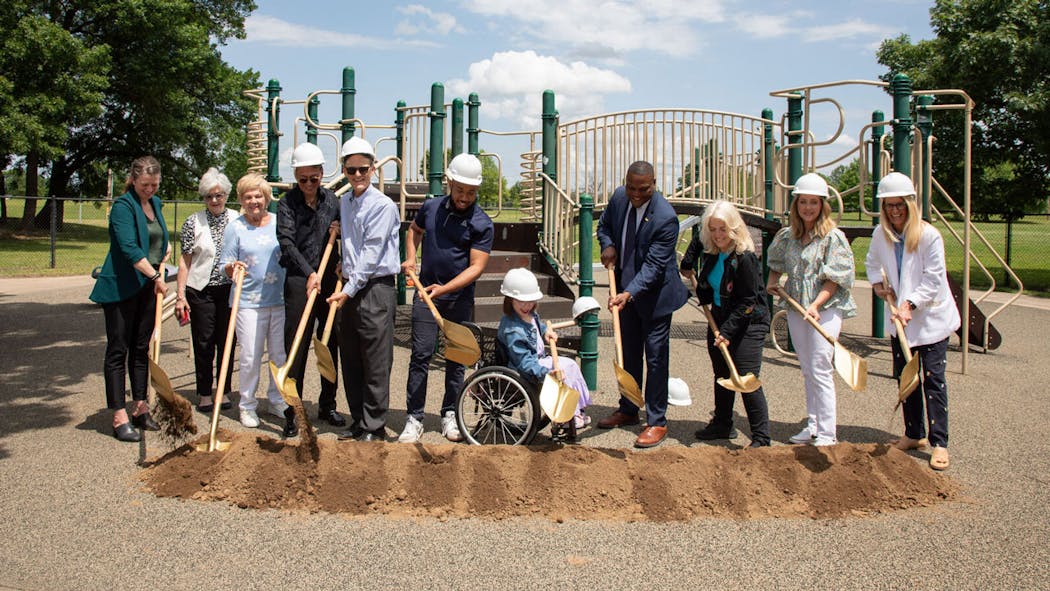 Groundbreaking for Inclusive Playgrounds