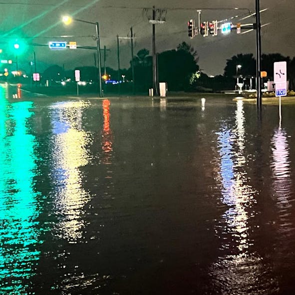 Broken Arrow Flooded Roads