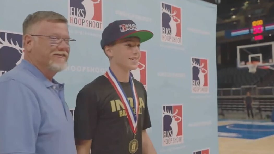 Cooper Thompson Elk Hoop Shoot National Championship