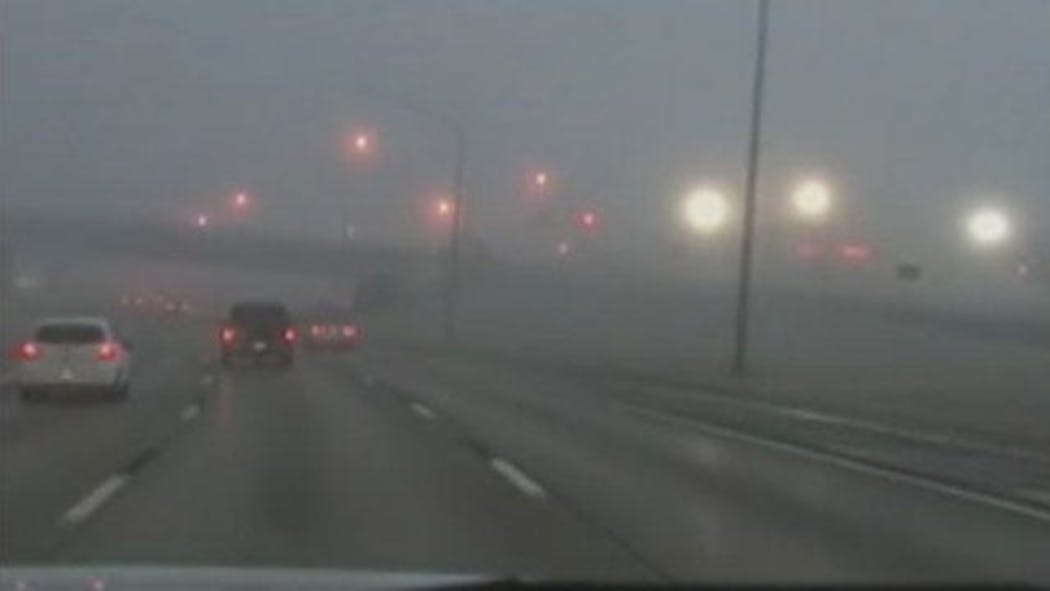 Freezing Fog Leads To Dangerous Road Conditions In Metro