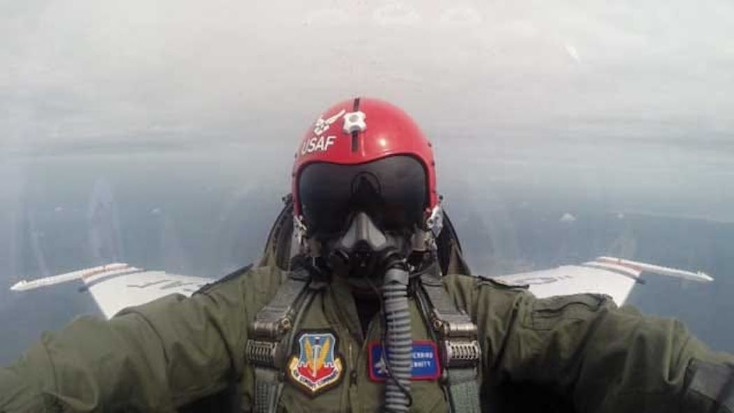 Thunderbirds Headline Air Show At Tinker Air Force Base