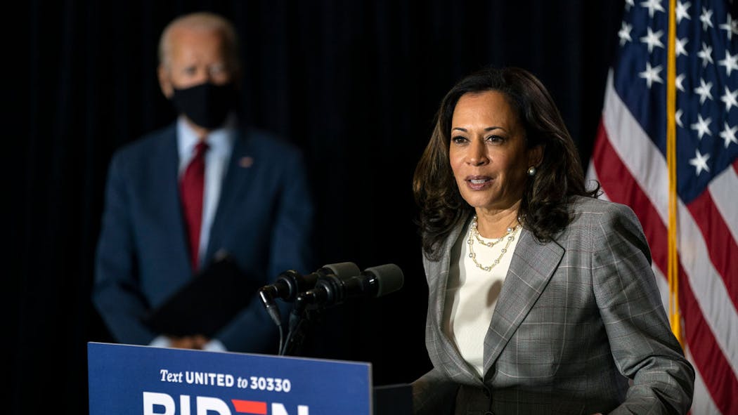 Kamala Harris and Joe Biden Aug. 14, 2020