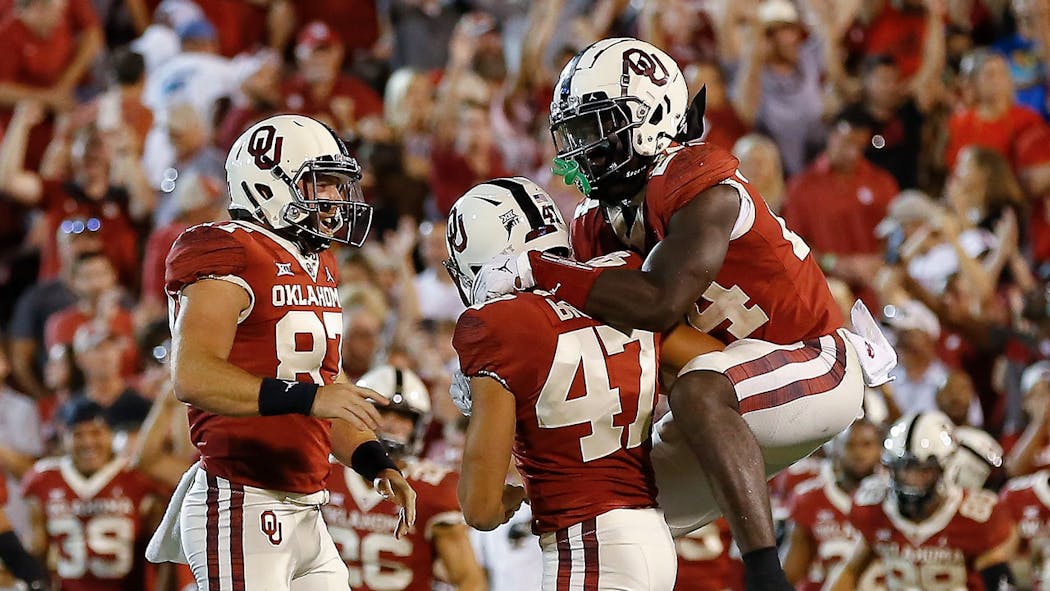 3 Sooner Takeaways Last Second Fg Saves Ou From Further Embarrassment In Big 12 Opening Win Over Wvu