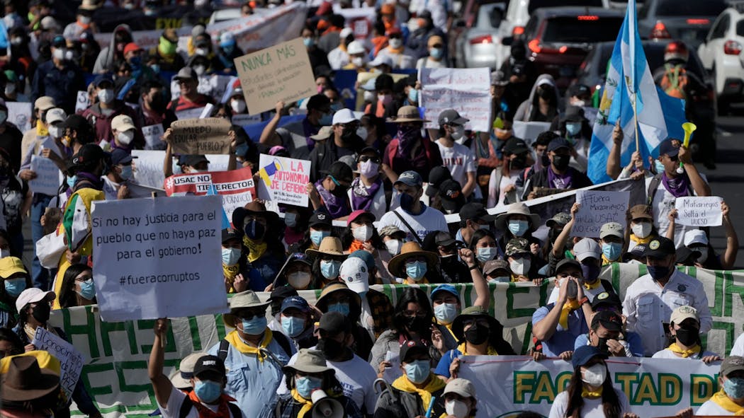 Guatemalans March