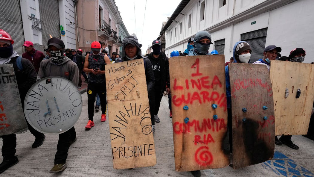 Ecuador Gas Protests