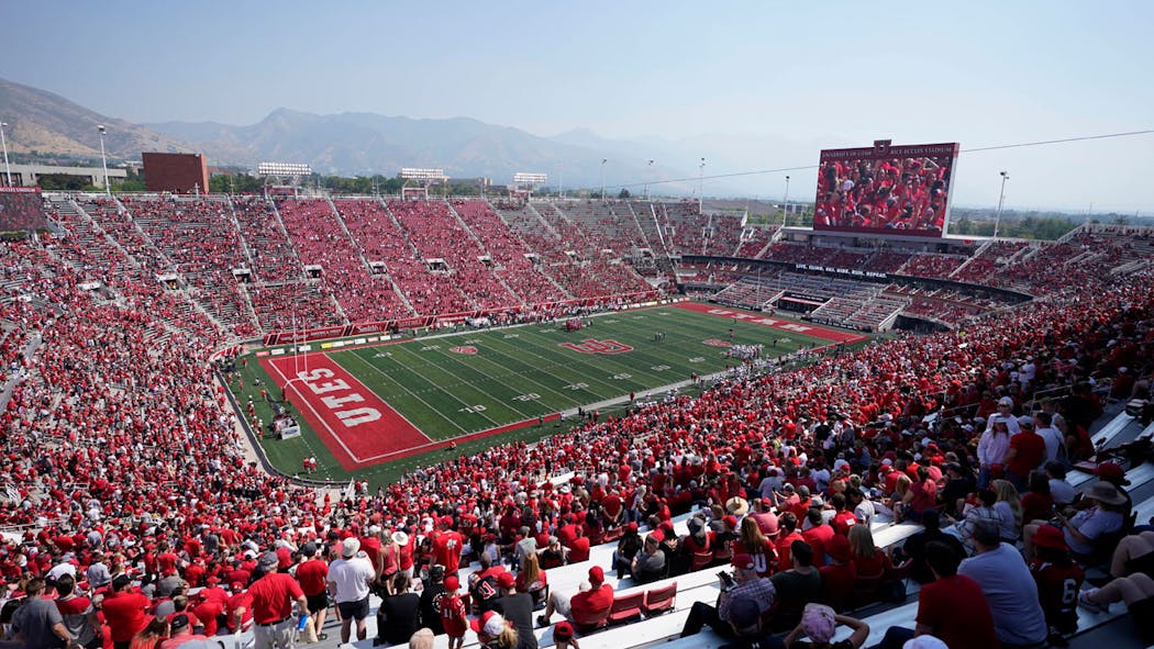 University of Utah football stadium Sept. 22, 2022
