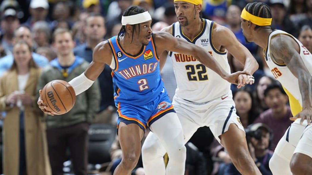 Gilgeous-Alexander Hits Winner, Lifts Thunder Past Nuggets