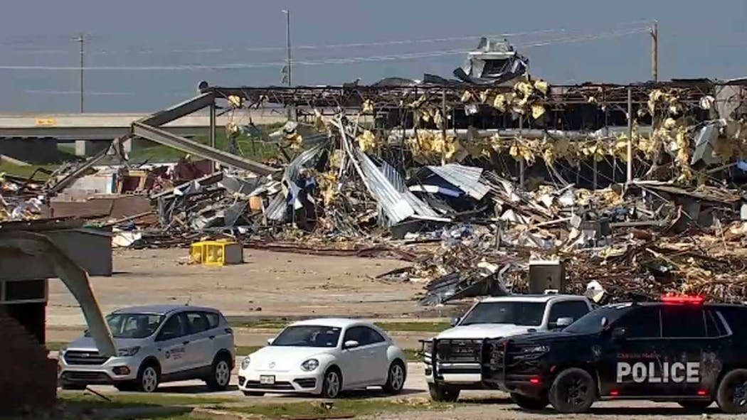 Marietta Dollar Tree Storm Damage