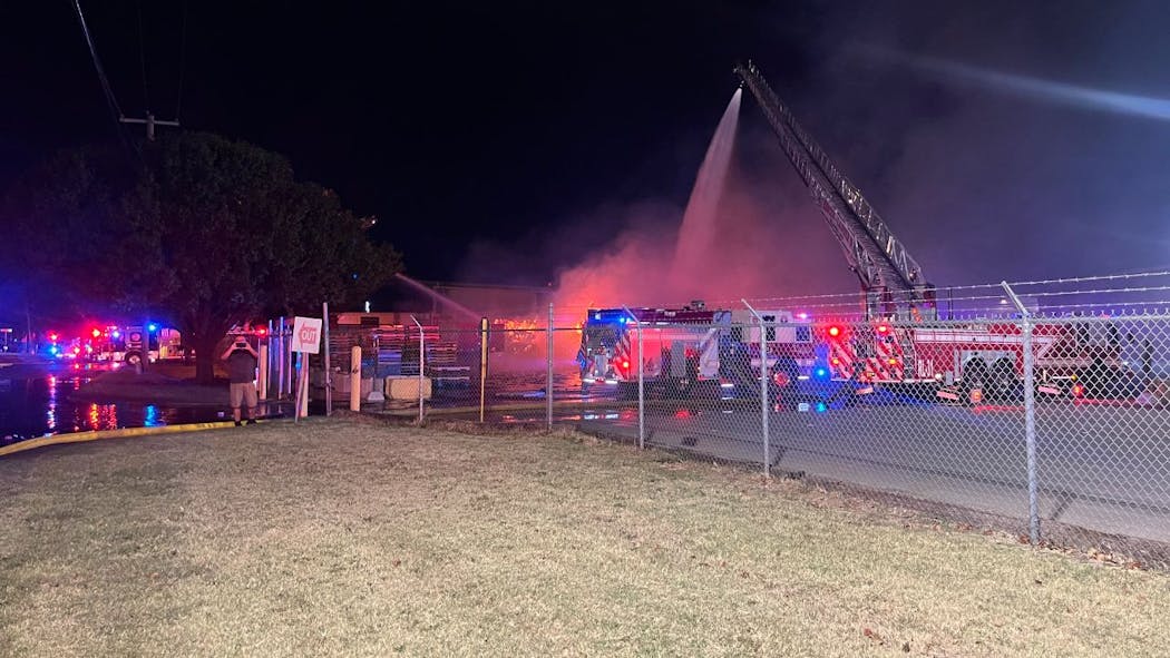 Trash Fire In Nw OKC