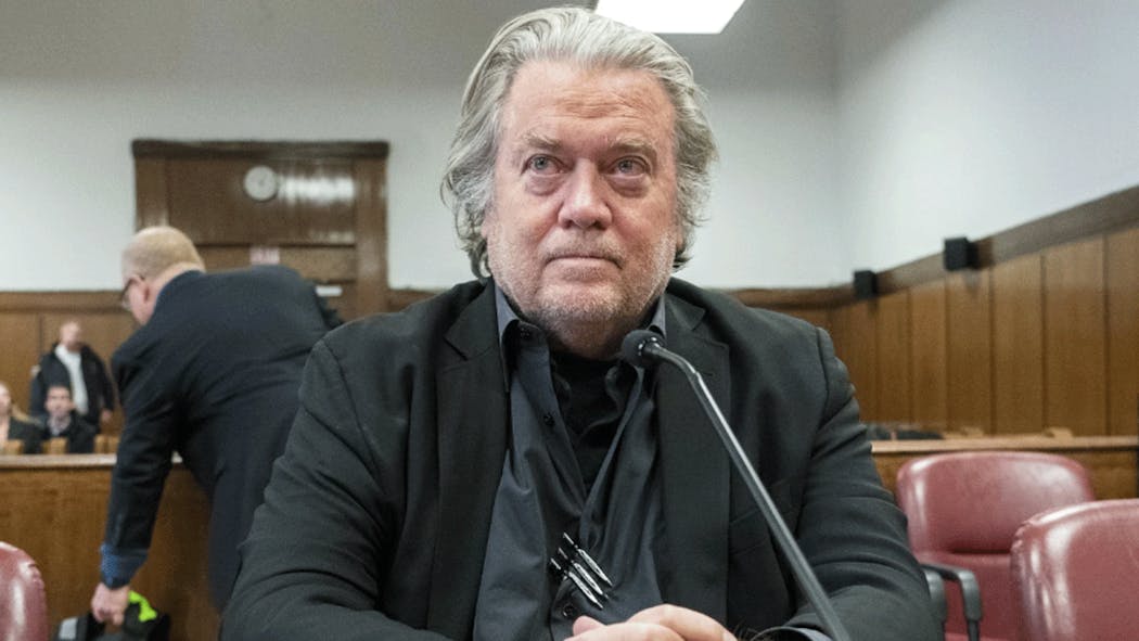 Trump ally Steve Bannon released from prison.