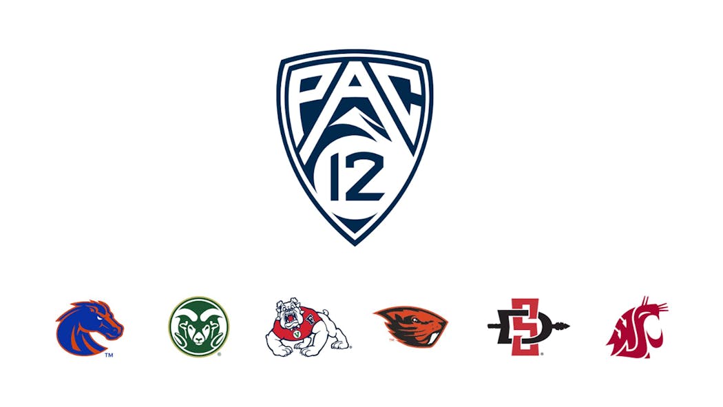 Pac-12 Conference admits four new members.