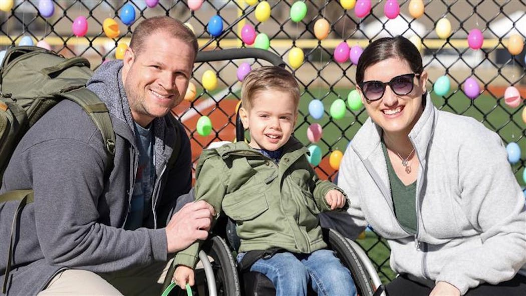 Adapted easter egg hunt