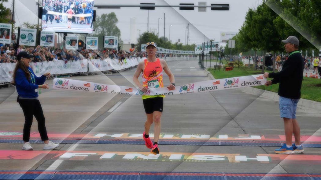 OKC Memorial Marathon Finish Line