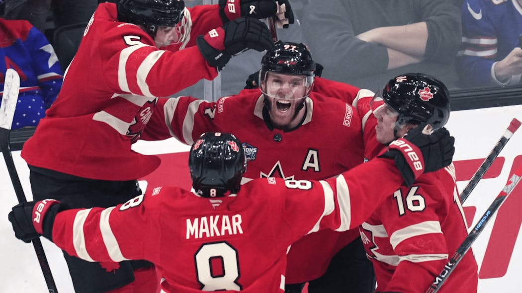 Canada beats the US in OT to win the Four Nations Face-Off.