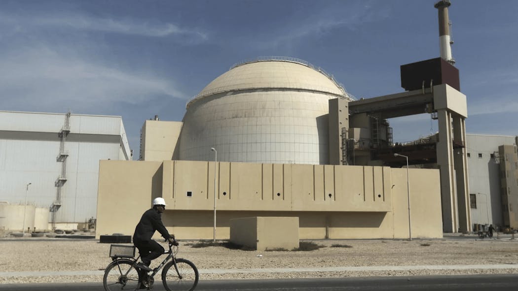 Bushehr nuclear power plant in Iran