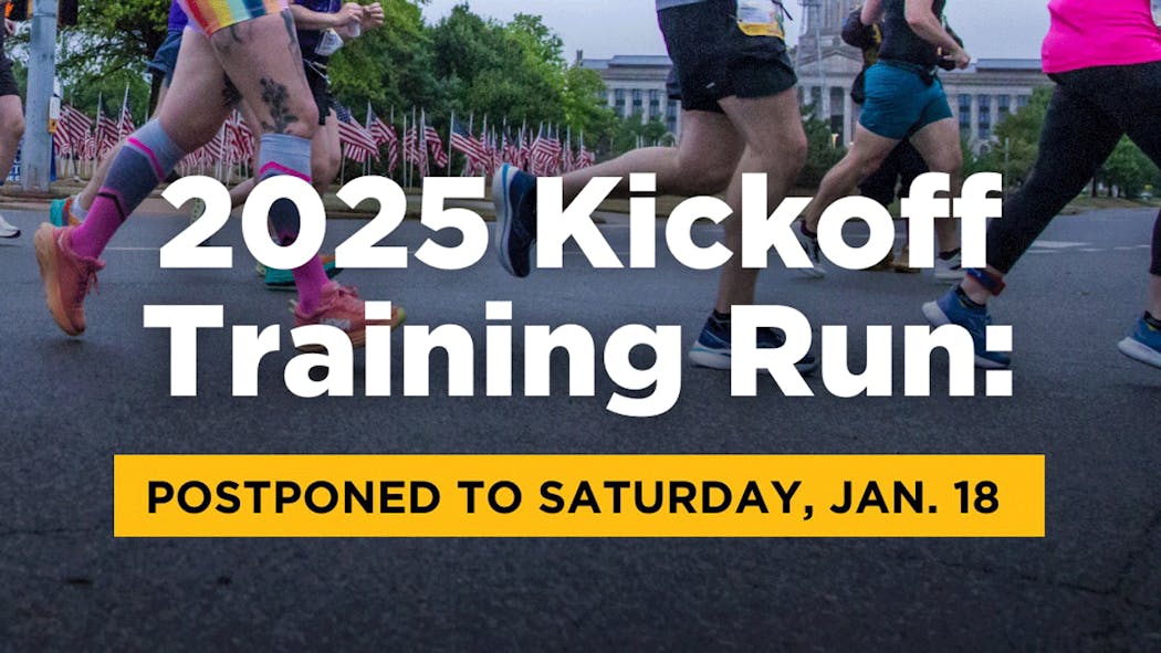 The annual OKC Memorial Marathon training run was postponed.