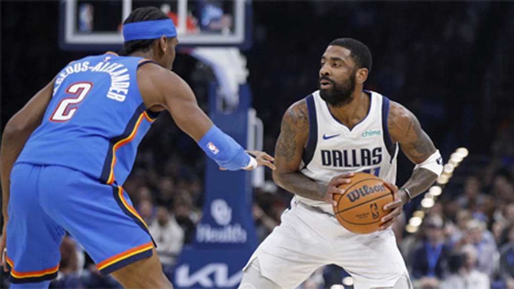 SGA - Kyrie Irving - Dallas Mavericks - Jan. 2025