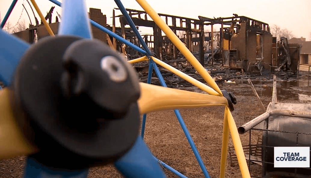 Oklahoma County Wildfire Damage