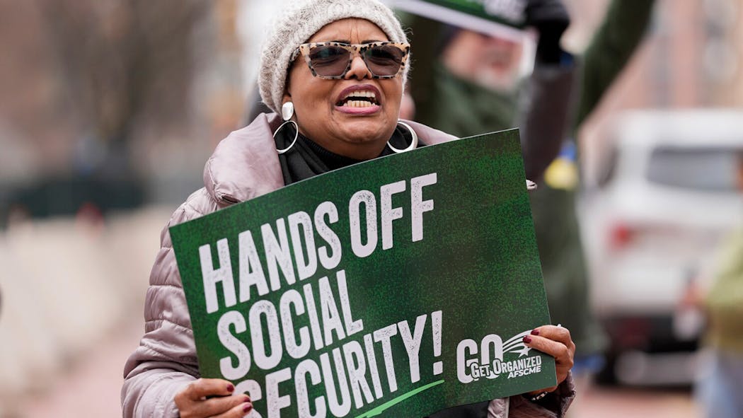 Social Security Protest