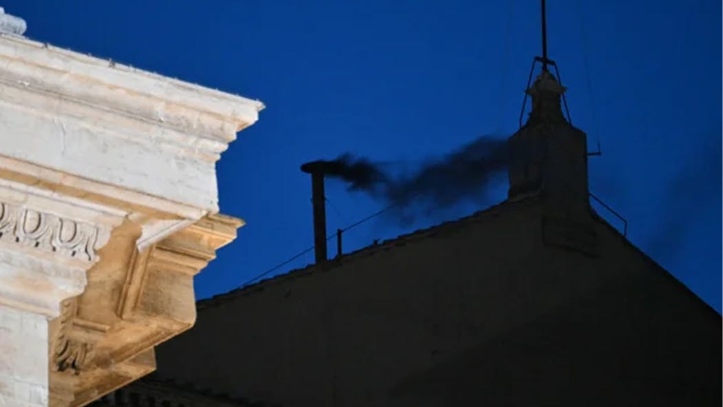 Vatican black smoke - Day 1