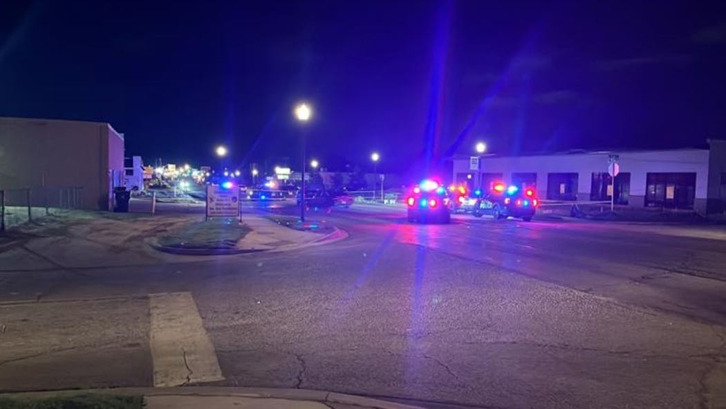 Police investigative after driver found shot in head-on crash