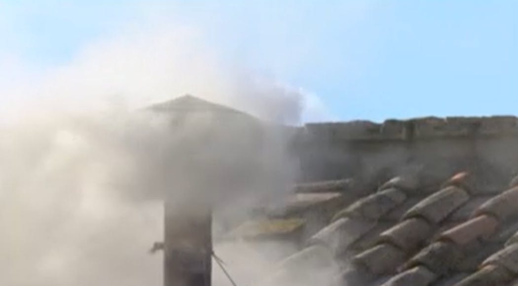 White smoke signals new pope