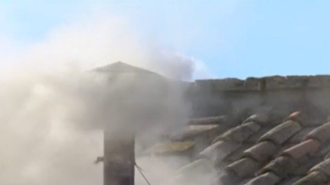 White smoke signals new pope
